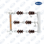 33kV Porcelain Isolator Double Stack with Earth Switch - Image 3