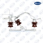 11kV 400A Porcelain Gang Operated Air Break Switch 9 insulator