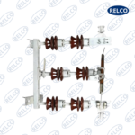 11kV Porcelain Isolator Double Stack Turn & Twist type with Earth Switch - Image 2