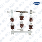 11kV Porcelain Isolator Double Stack Turn & Twist type with Earth Switch - Image 4
