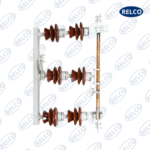 33kV Porcelain Isolator Double Stack Turn and Twist type without Earth Switch - Image 2