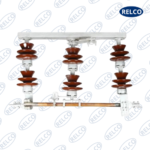 33kV Porcelain Isolator Double Stack Turn and Twist type without Earth Switch - Image 4