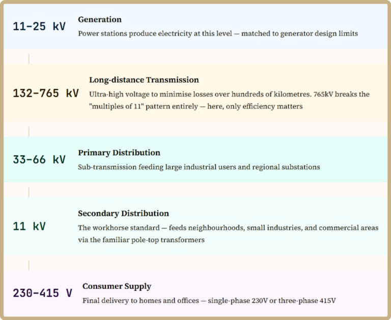 The Full Voltage Hierarchy