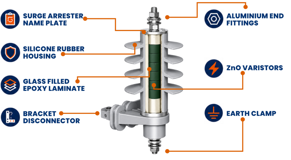 ANATOMY OF A SURGE ARRESTER